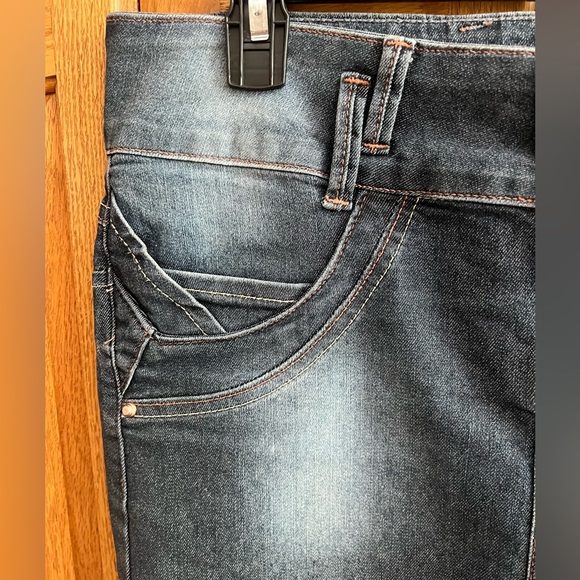 LN Jeans Faded Black Wash Pencil Skirt - Picture 10 of 14